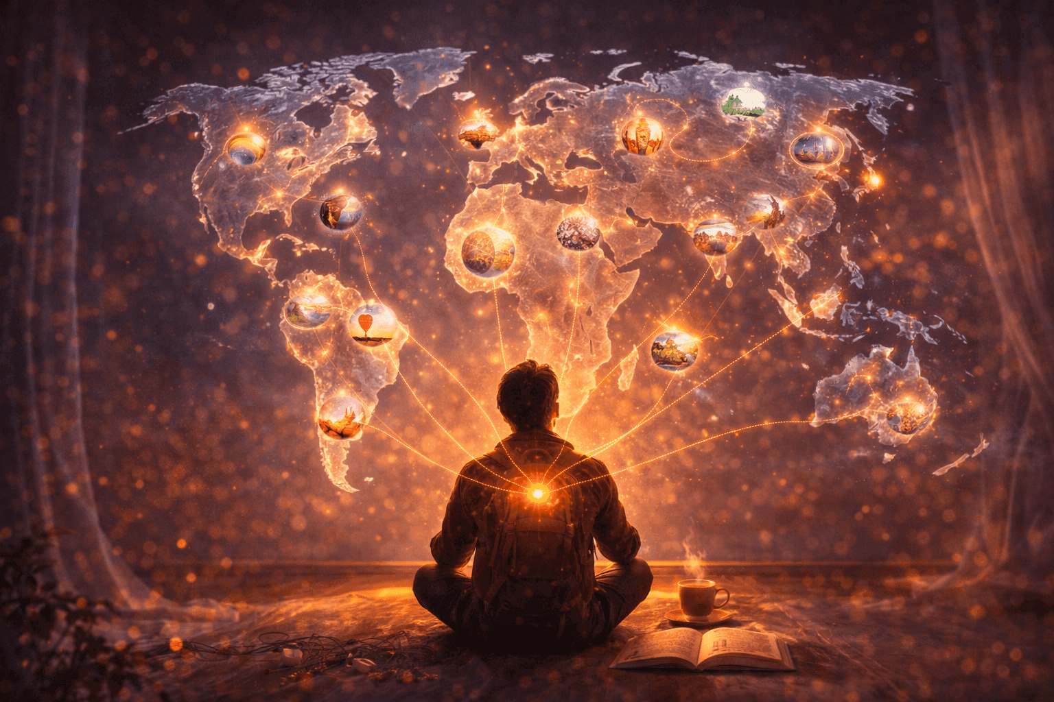 Dream vacation destinations through creators' eyes