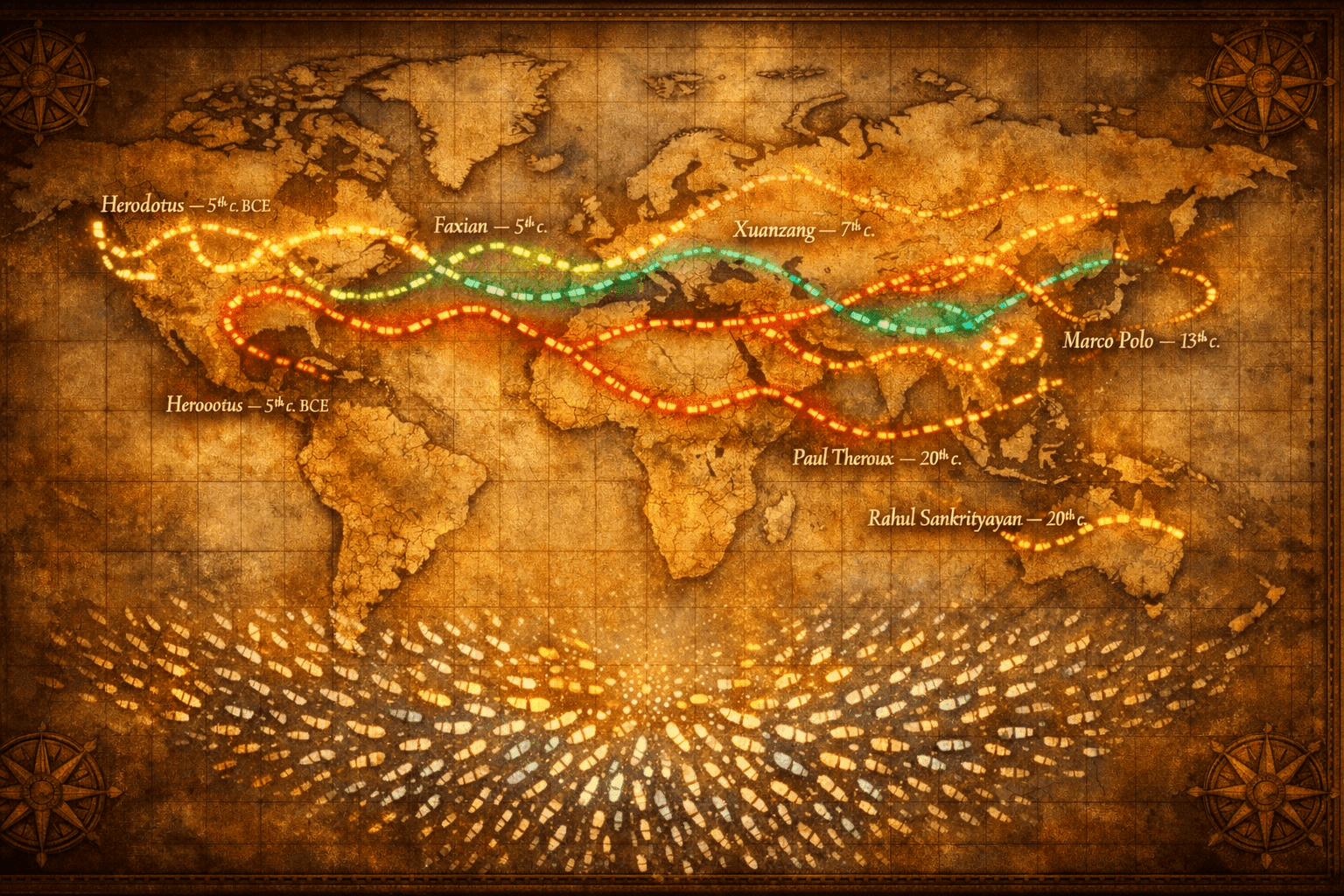 Greatest Travelogue Writers: Herodotus to Today